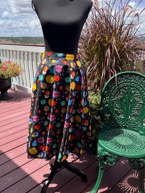 Tulip B Planet Galaxy Print A-Line Skirt